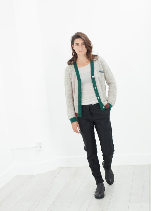Black Relaxed Cropped Trousers - sample outfit photograph