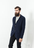 Navy V-Neck Knit Cardigan - sample outfit photograph
